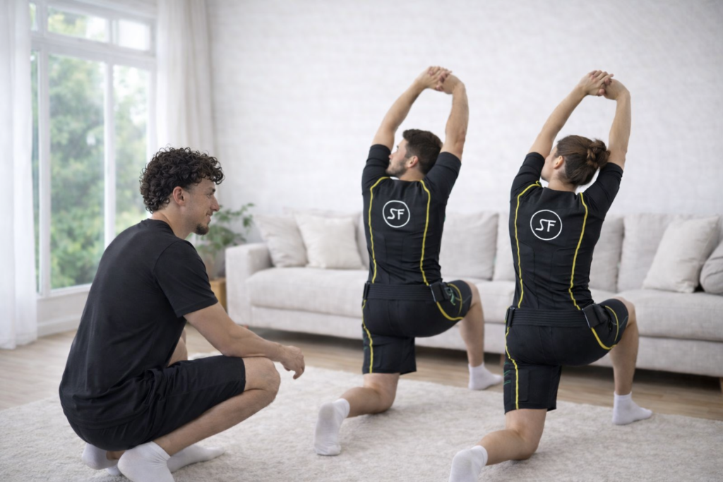 séance de sport avec ems